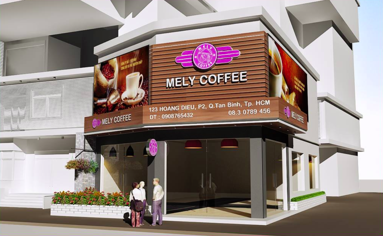 Hình ảnh dự án Mely Coffee